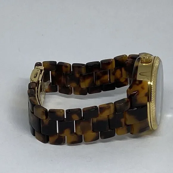 Michael Kors Jet Set MK5038 Women's Brown Acrylic Analog Dial Quartz Watch ZW143 - Picture 12 of 12